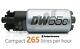 Deatschwerks DW65c 265LPH Compact Essence Pompe & Mitsubishi Evo X Installer Kit