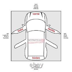 En dehors de Miroir Kit Convient pour Ford Focus 18 Hn Hm / HP 01/18- Li Ré