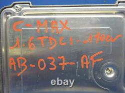 Ford C-max 1.6 Tdci Kit Calculateur Moteur Bosch 0281015242 8m51-12a650-xe