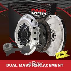 Ford Focus 1.8 TDCi DAWithDBW Dual Mass Replacement Solid Flywheel+Clutch Kit+CSC