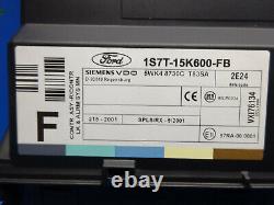 Ford Focus 1.8 Tddi 90cv Kit Calculateur Moteur 2s4a-12a650-mb Dpc-658