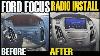 Ford Focus Radio Install Stock 4 Inch To Sony 7 Inch After Idatalink Maestro
