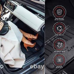 Kit Tapis de sol et coffre pour Ford Focus Mk3 2010-2018 Noir OMAC Premium