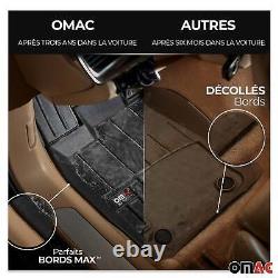 Kit Tapis de sol et coffre pour Ford Focus Mk3 2010-2018 Noir OMAC Premium