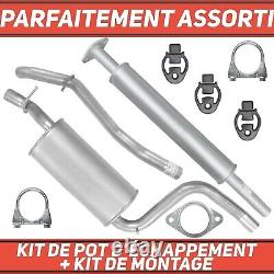 Kit de pot d'échappement Silencieux pour Ford Focus II 2 MK2 2.0 Break 2A3