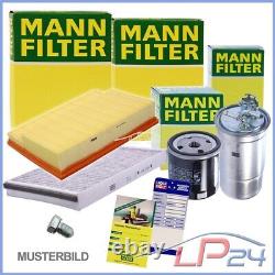 Mann-filter Kit Filtre À Huile Air Habitacle Carburant Pour Ford Focus 2 1.6
