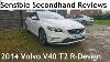 Sensible Secondhand Reviews 2014 Volvo V40 Mark II 1 6 T2 R Design Lloyd Vehicle Consulting