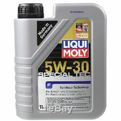 Sketch D'Inspection Filtre LIQUI MOLY Huile 6L 5W-30 Pour Ford Kuga II DM2 1.5